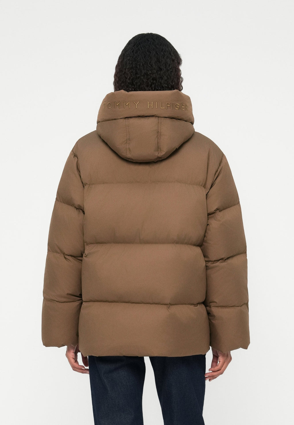 WATER REPELLENT DOWN WRAP JACKET - Winter jacket - nordic taupe