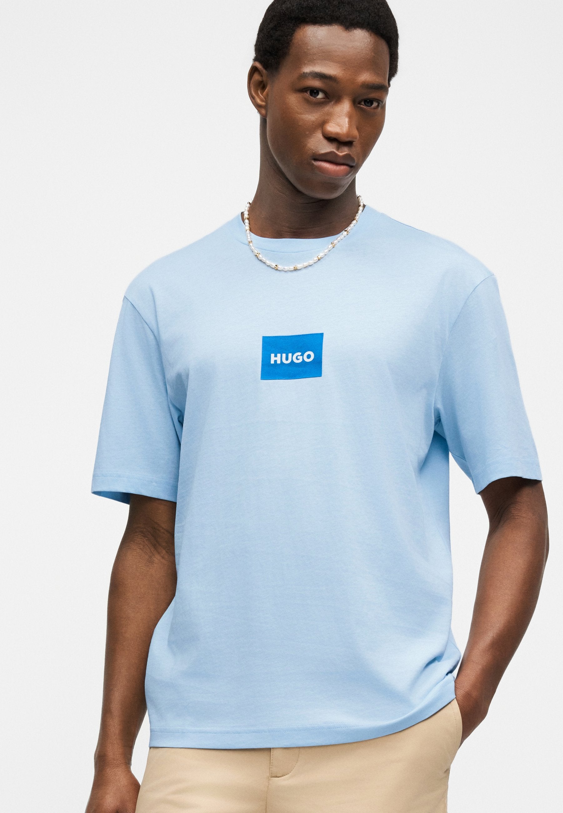 NAYONIX - Basic T-shirt - light blue