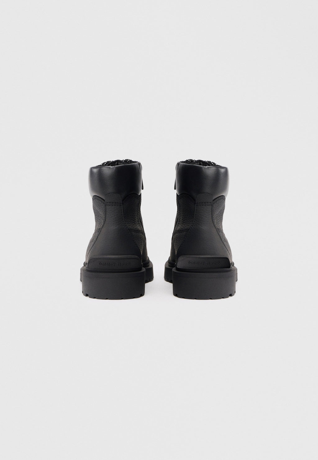 Lace-up ankle boots - black