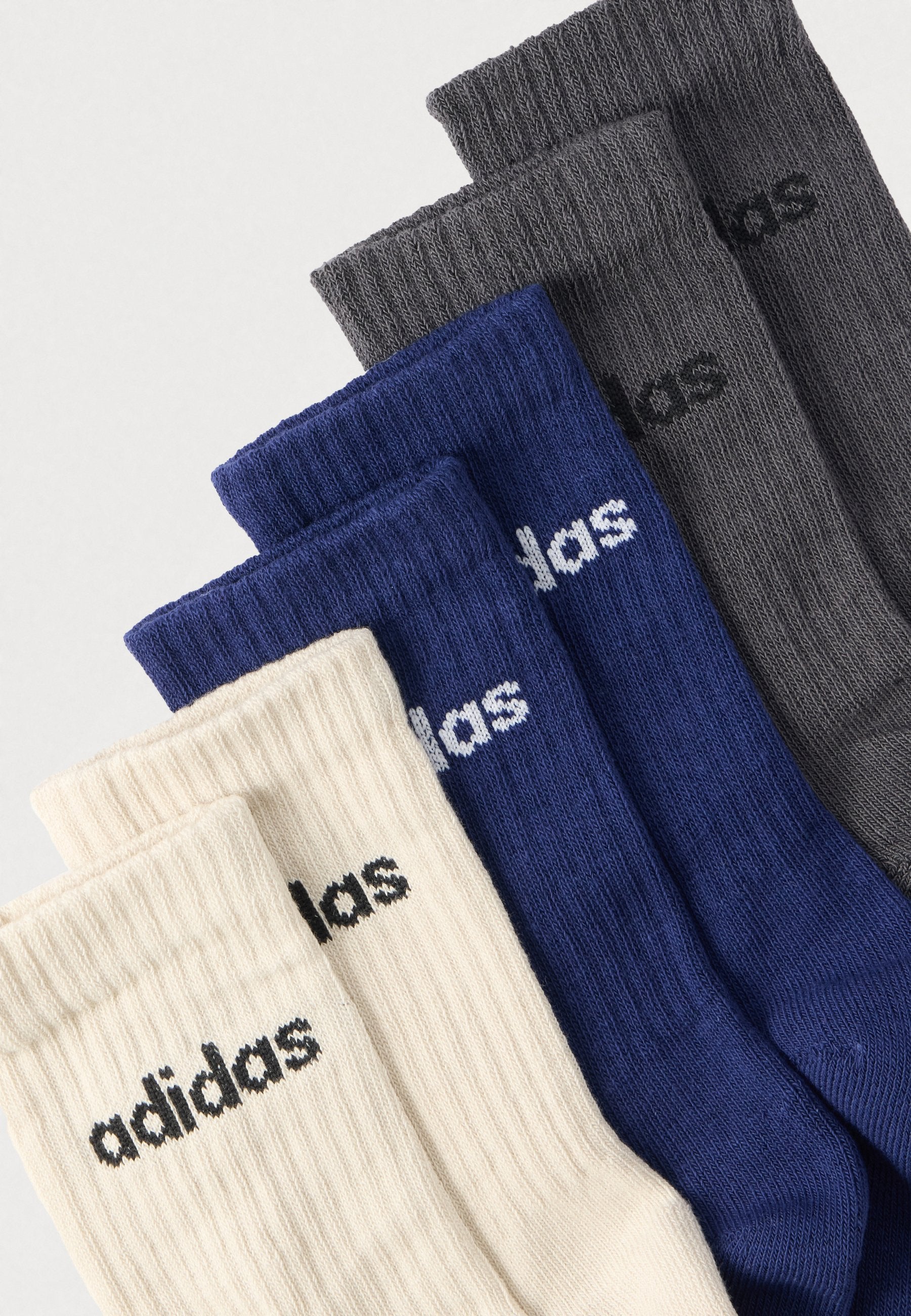 LINEAR CREW CUSHIONED 6 PAIR PACK - Sports socks - alumina-coloured/dark blue/grey