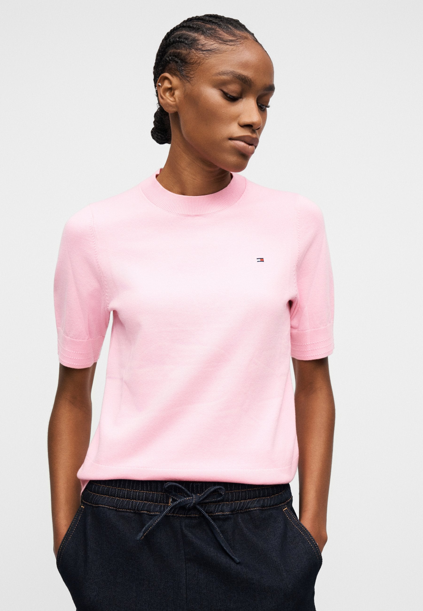 FINE - Print T-shirt - rose petal