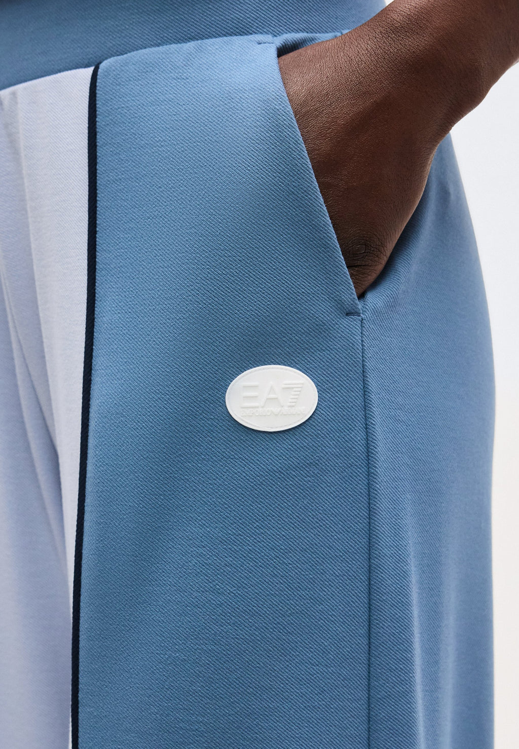 TRAIN SPORTING CLUB PANTS - Tracksuit bottoms - zen blue
