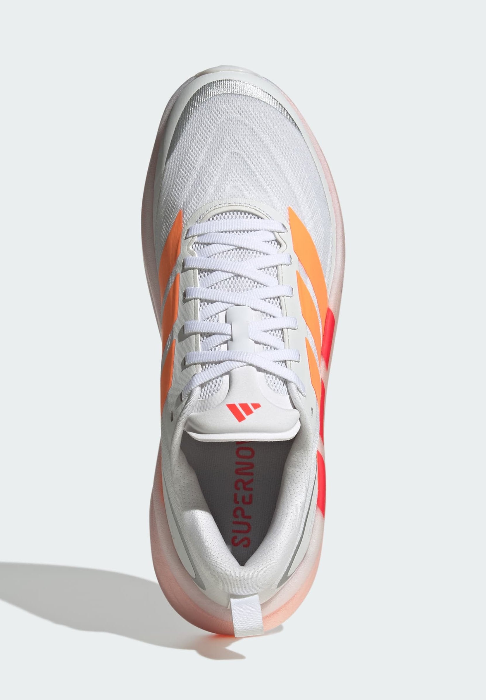 SUPERNOVA GLIDE M - Chaussures de running sur route - ftwr white/lucid orange/lucid red