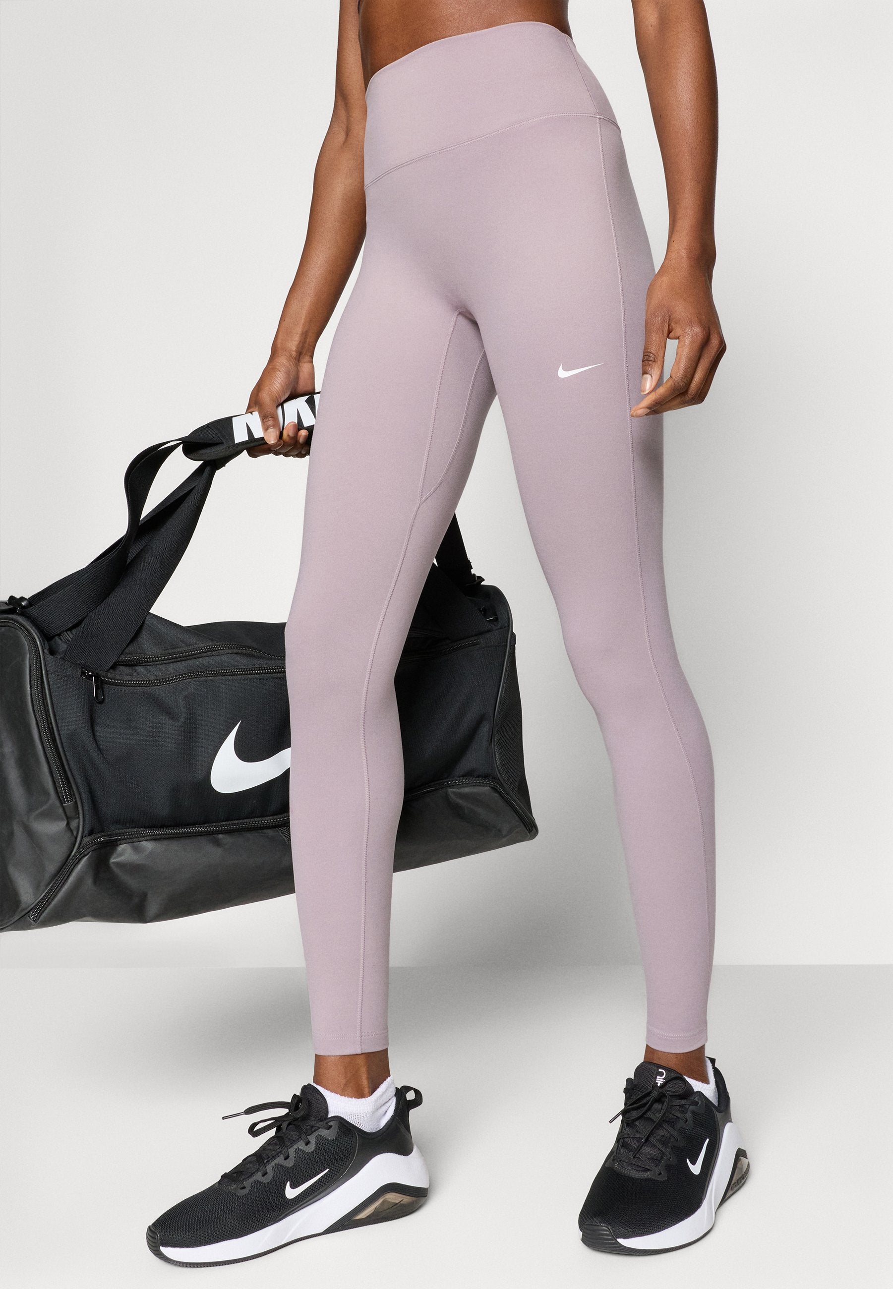ONE TIGHT - Leggings - light violet ore/white