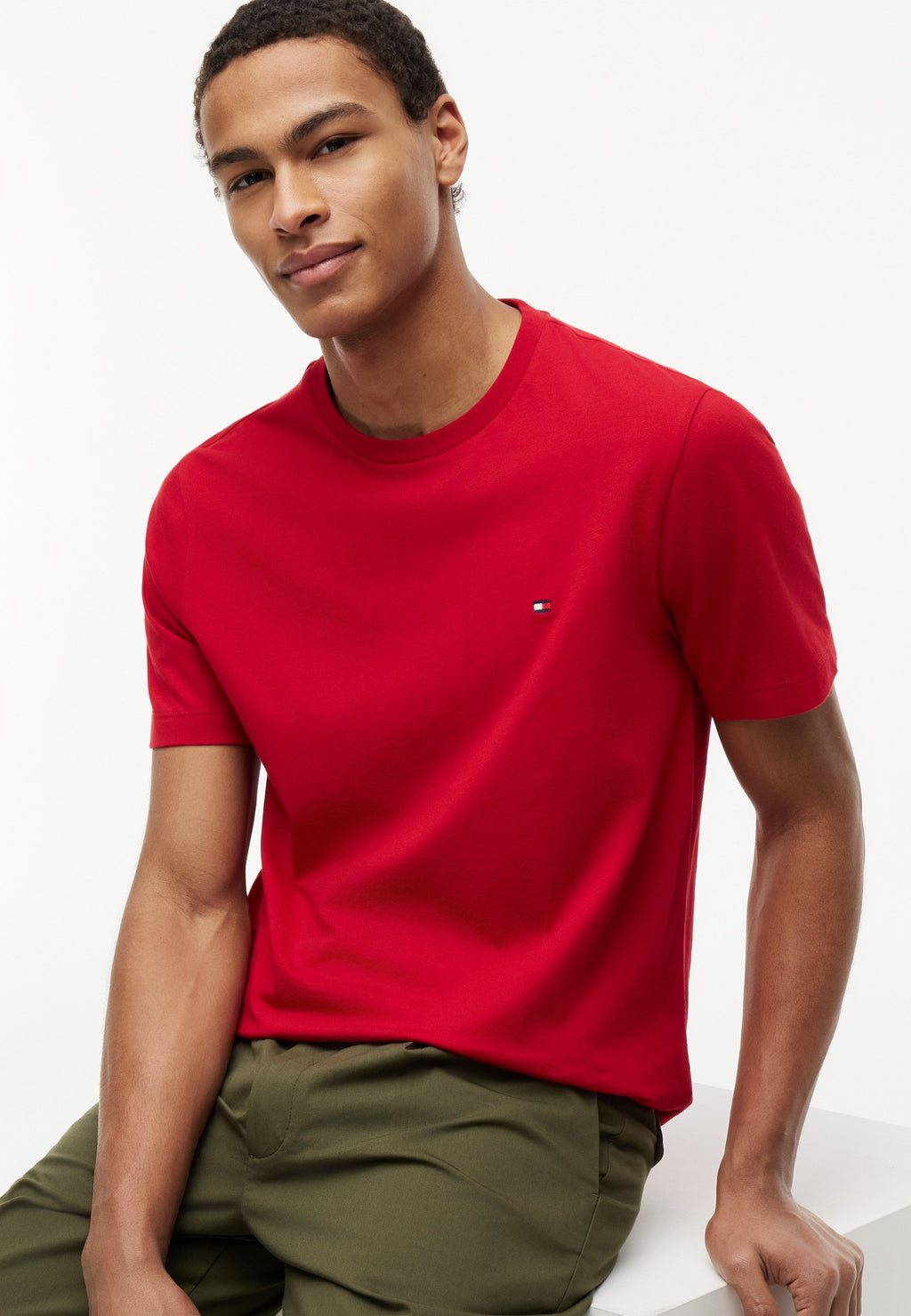 Basic T-shirt - medium red