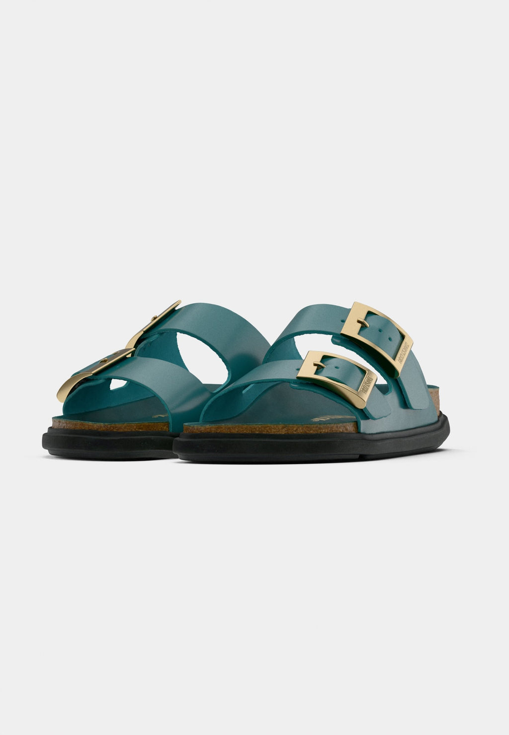 ARIZONA DB LENA HS DARK TEAL HEX CUPSOLES NARROW - Sandals - dark teal
