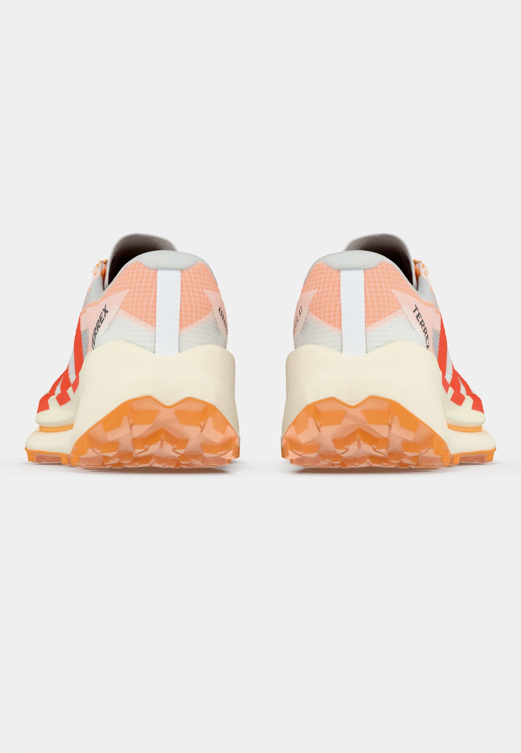 AGRAVIC TT - Chaussures de trail - footwear blanc/orange impact/argenté réfléchissant
