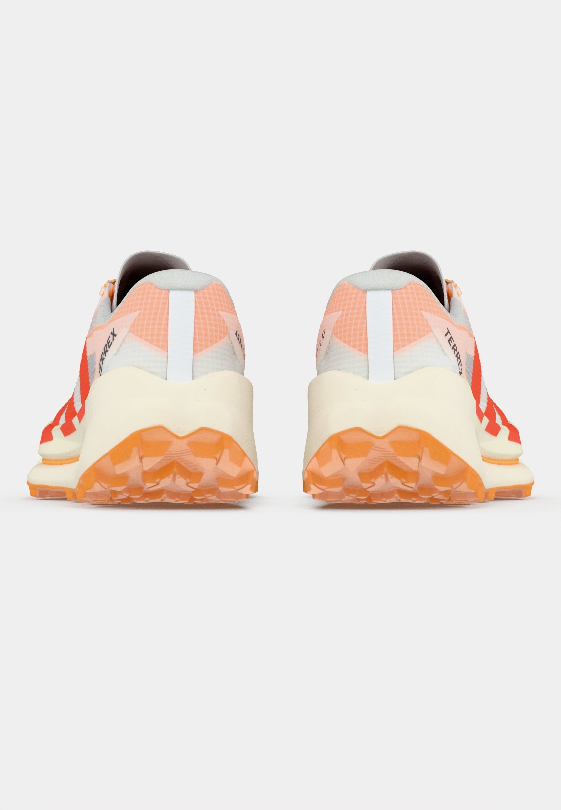 AGRAVIC TT - Chaussures de trail - footwear blanc/orange impact/argenté réfléchissant
