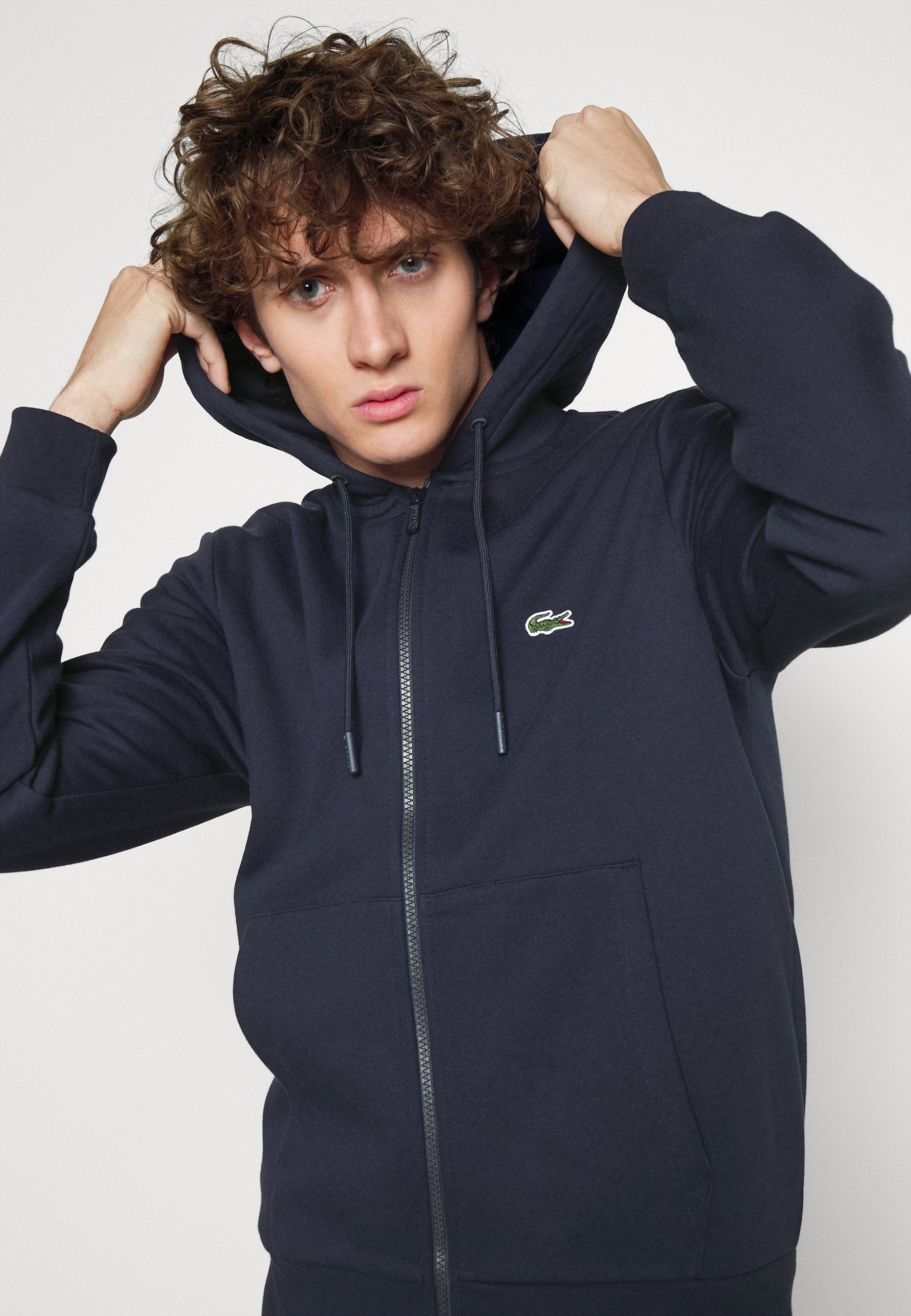 Zip-up sweatshirt - marine