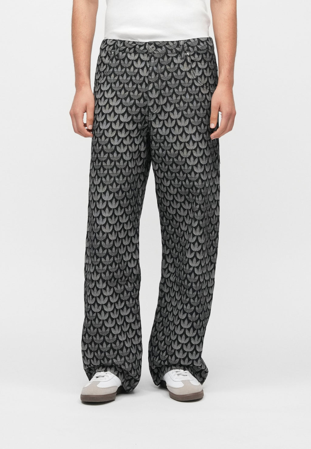 MONOGRAM PANT - Relaxed fit jeans - black