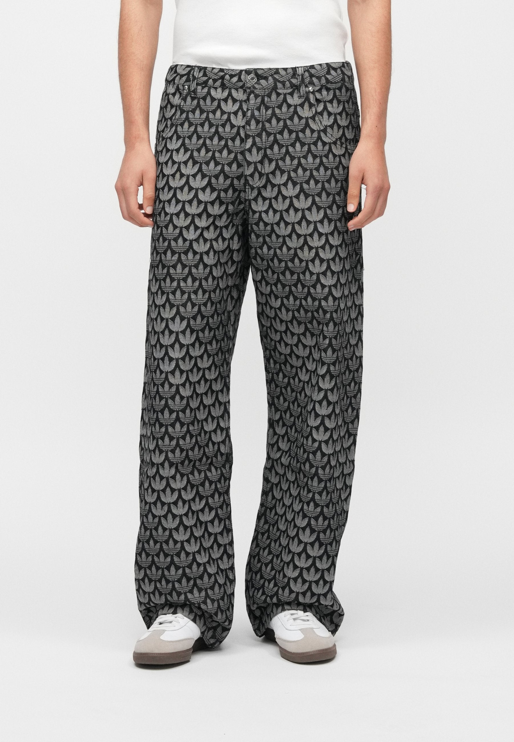 MONOGRAM PANT - Relaxed fit jeans - black