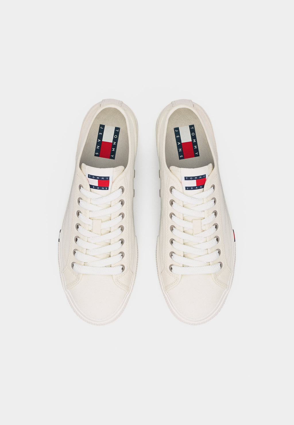 ARCHIVE FLAG STRIPE CANVAS TRAINERS - Trainers - ecru