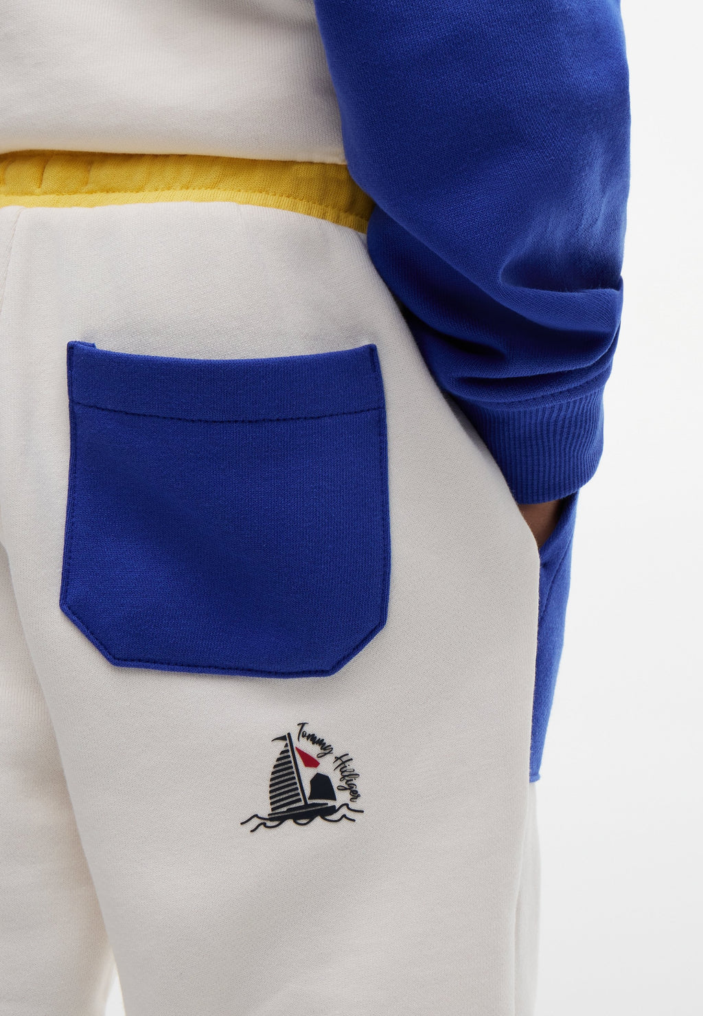 Tracksuit bottoms - ancient white