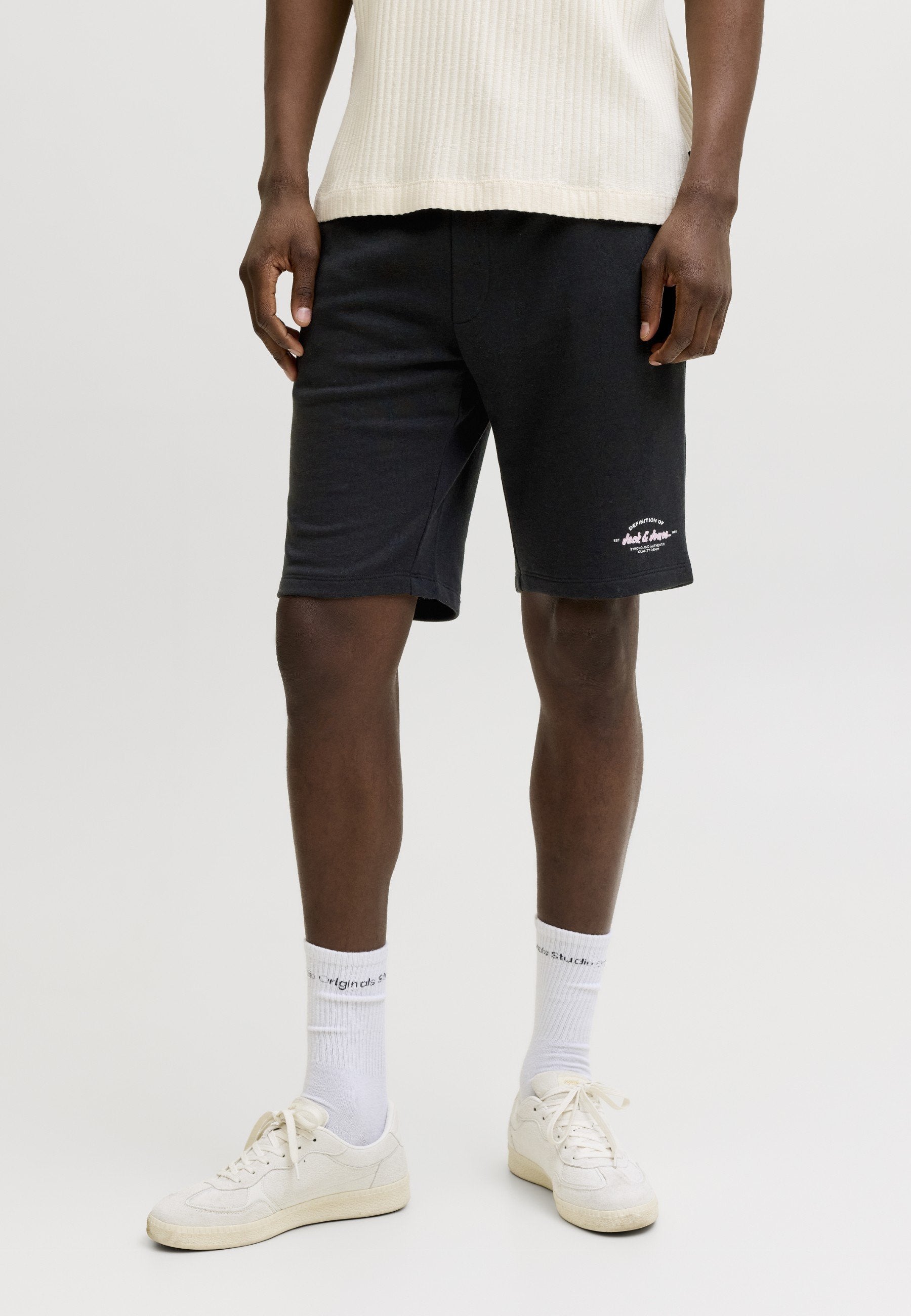 JPSTGORDON BRANDON - Tracksuit bottoms - black