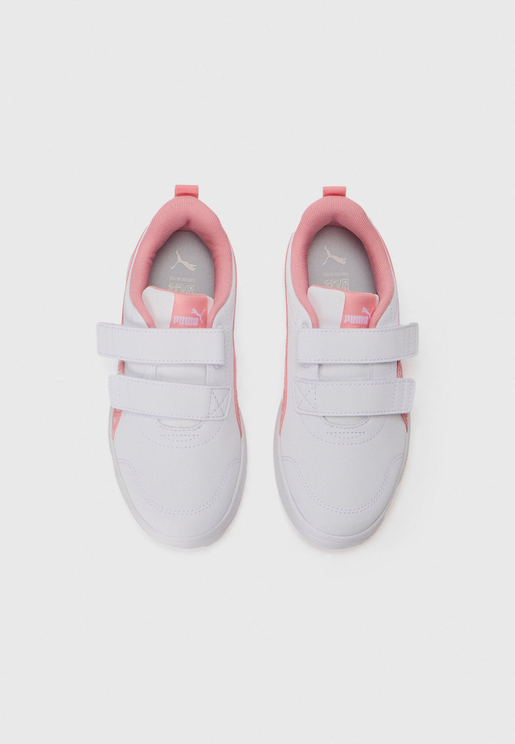 COURTFLEX V3 UNISEX - Training shoe - white/pinkscape/silver-coloured mist