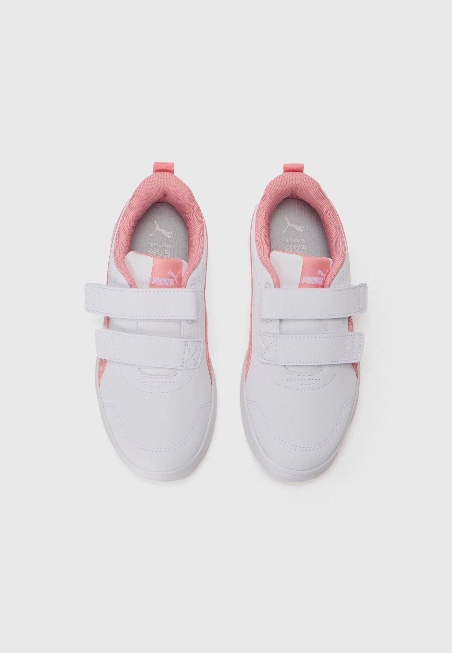 COURTFLEX V3 UNISEX - Training shoe - white/pinkscape/silver-coloured mist