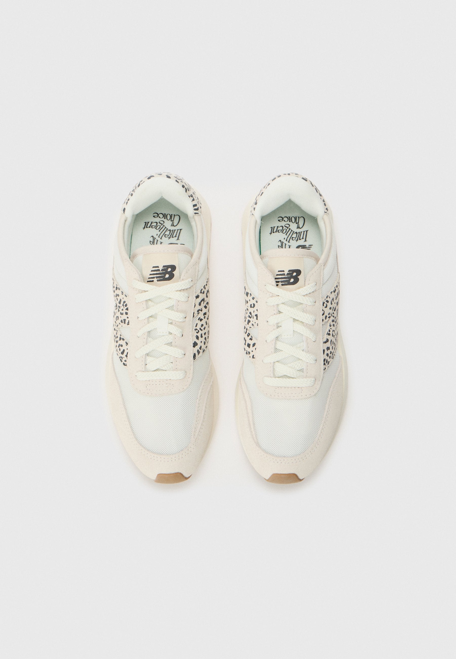 Trainers - leopard beige