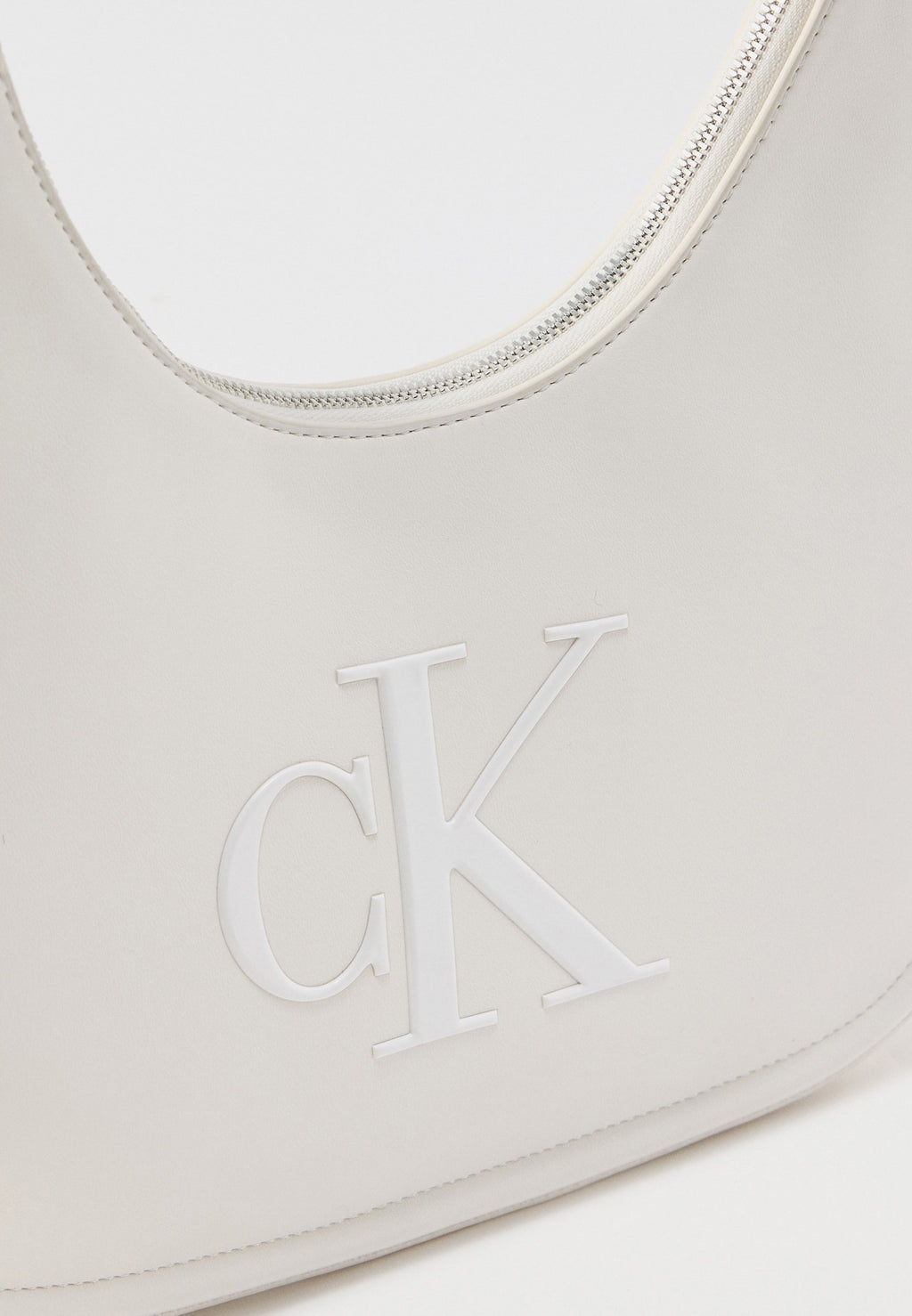 BOLD CRESCENT BAG - Handbag - white