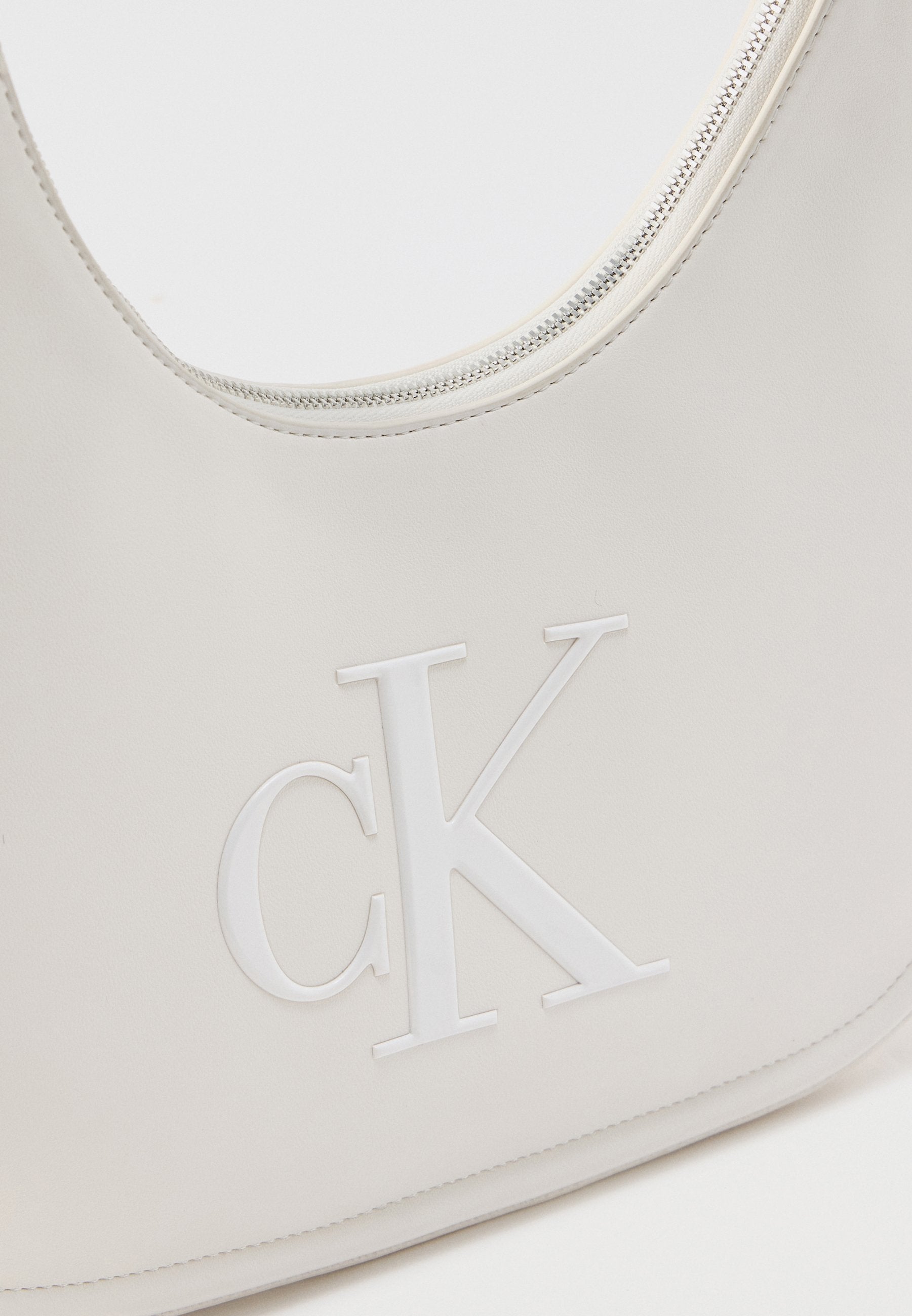 BOLD CRESCENT BAG - Handbag - white
