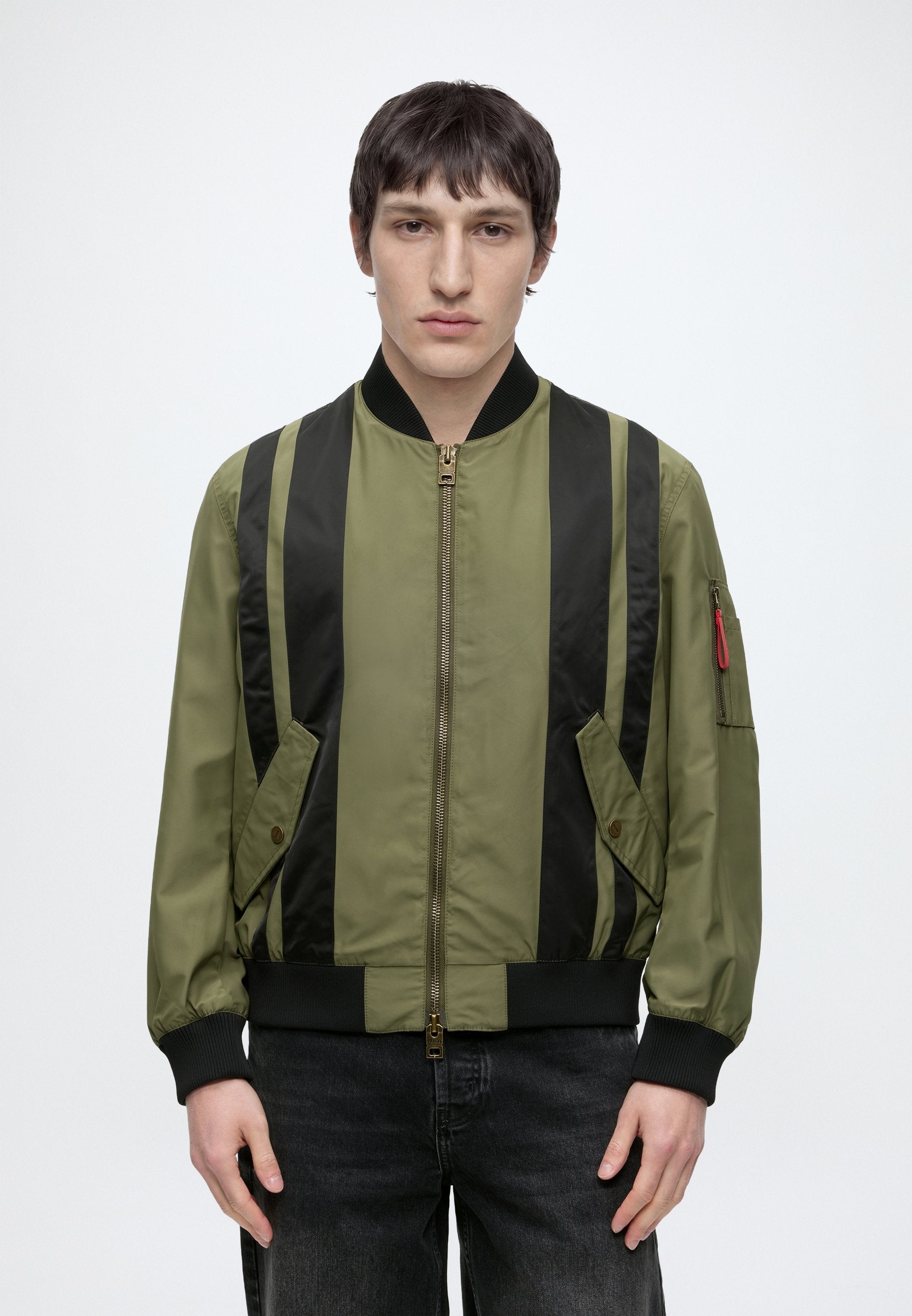 BADAMO - Bomber Jacket - open green