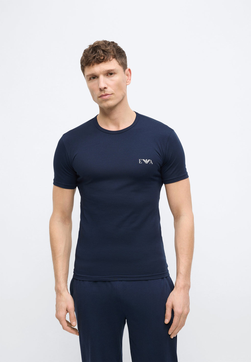 PARTE ALTA CREW NECK 2 PACK - Undershirt - blue/white