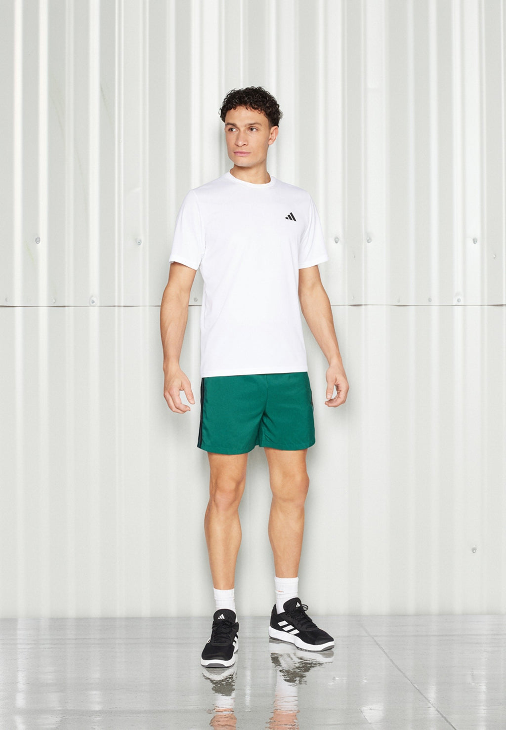 M 3S CHELSEA B - Sports shorts - collegiate green/black