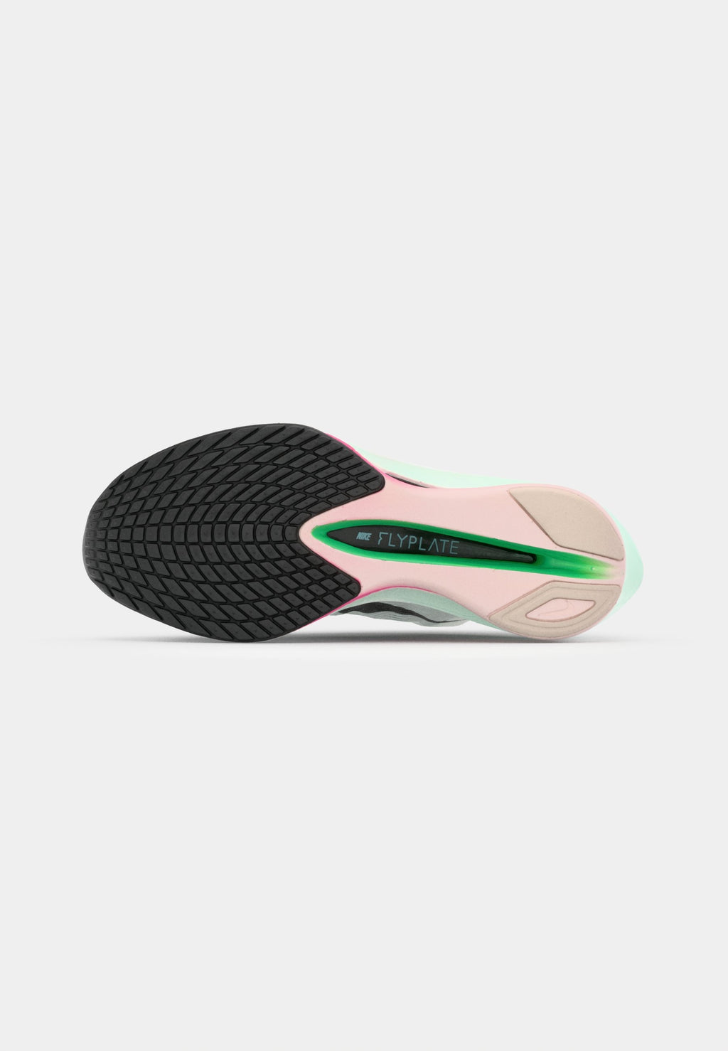 VAPORFLY 4 - Road running shoes - white/black/hyper pink/mint foam/silt red/glacier blue