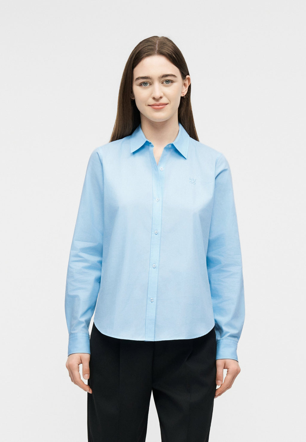 THE ESSENTIAL SHIRT - Button-down blouse - blue