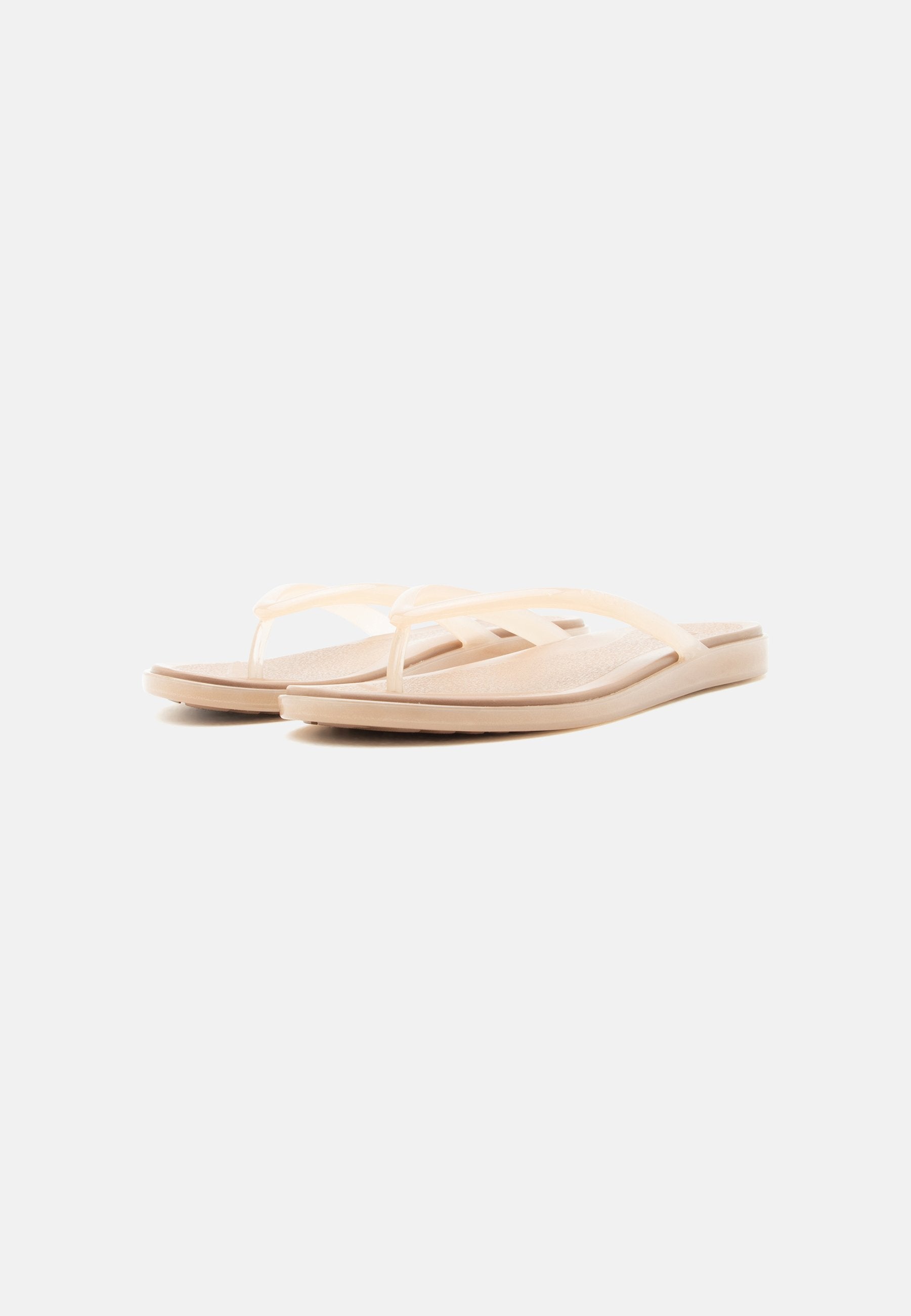 MIAMI ROUND TOE - T-bar sandals - milk chocolate jelly