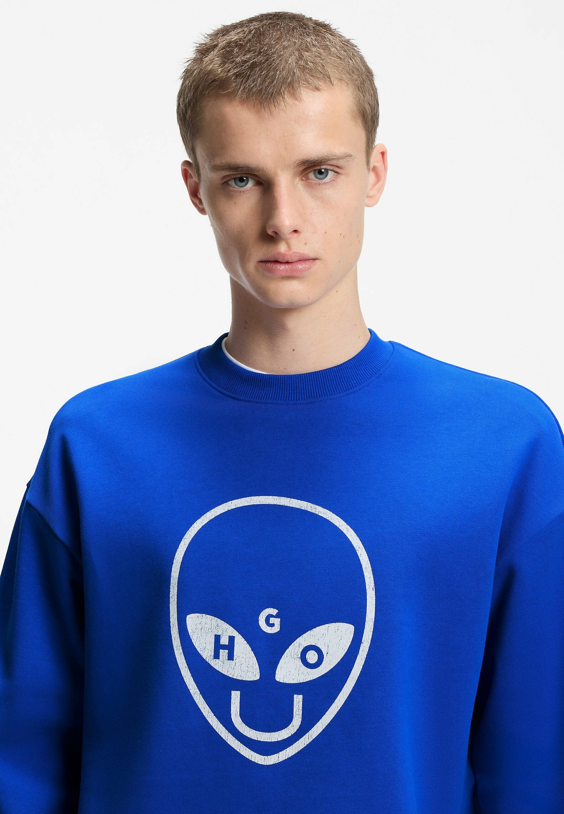 HUGO NIXALIEN - Sweatshirt - open blue thirtythree