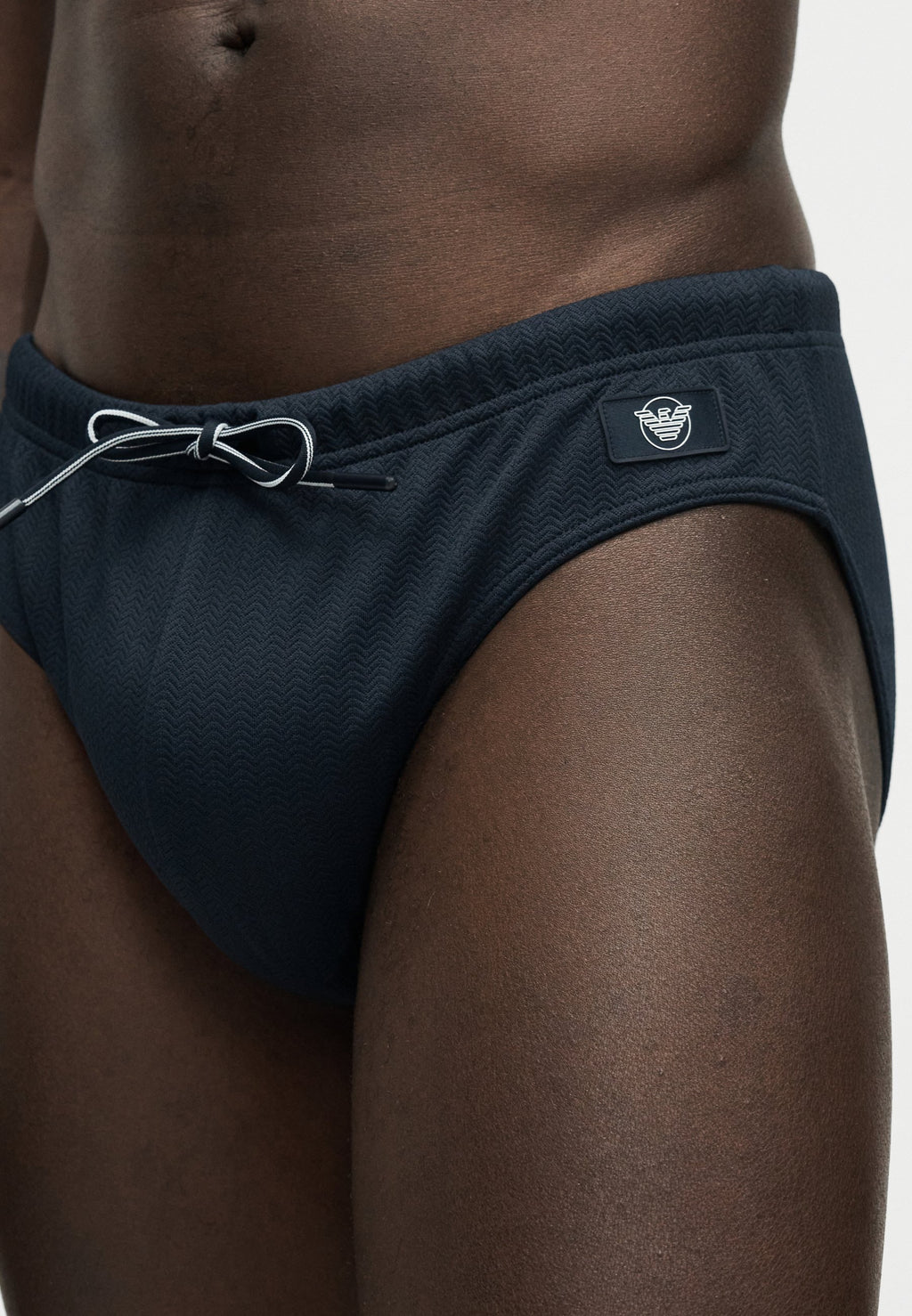 BRIEF - Swimming briefs - chevron blue