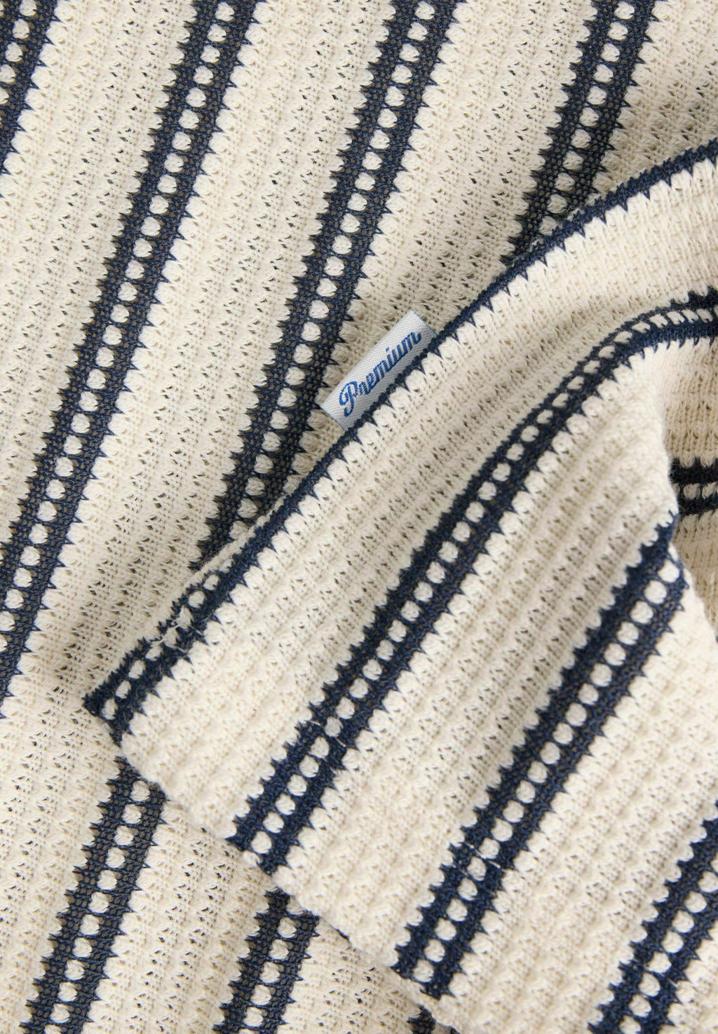 Striped - Polo shirt - cloud dancer