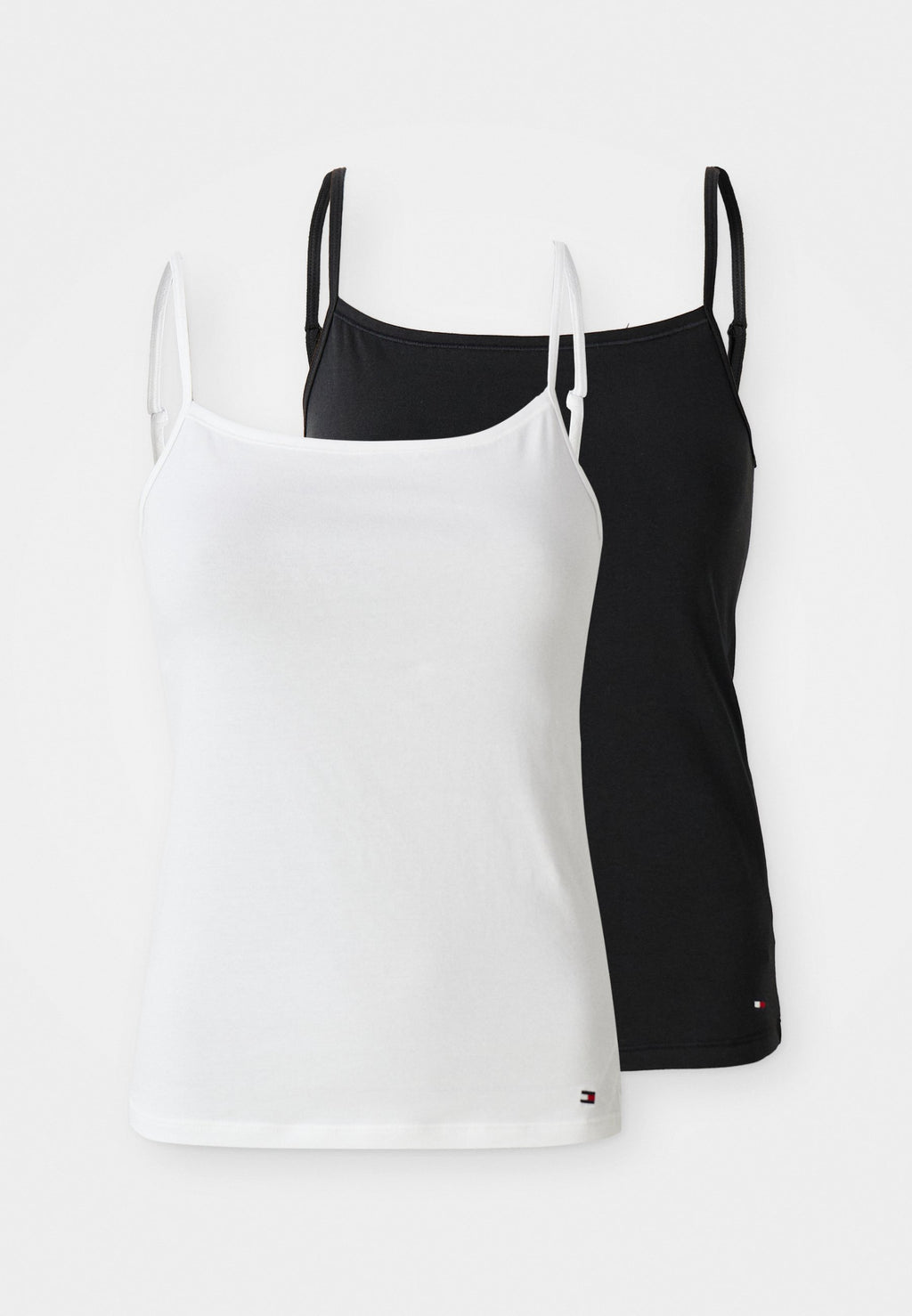 2-PACK HILFIGER FLAG CAMIS - Pyjama top - white/black