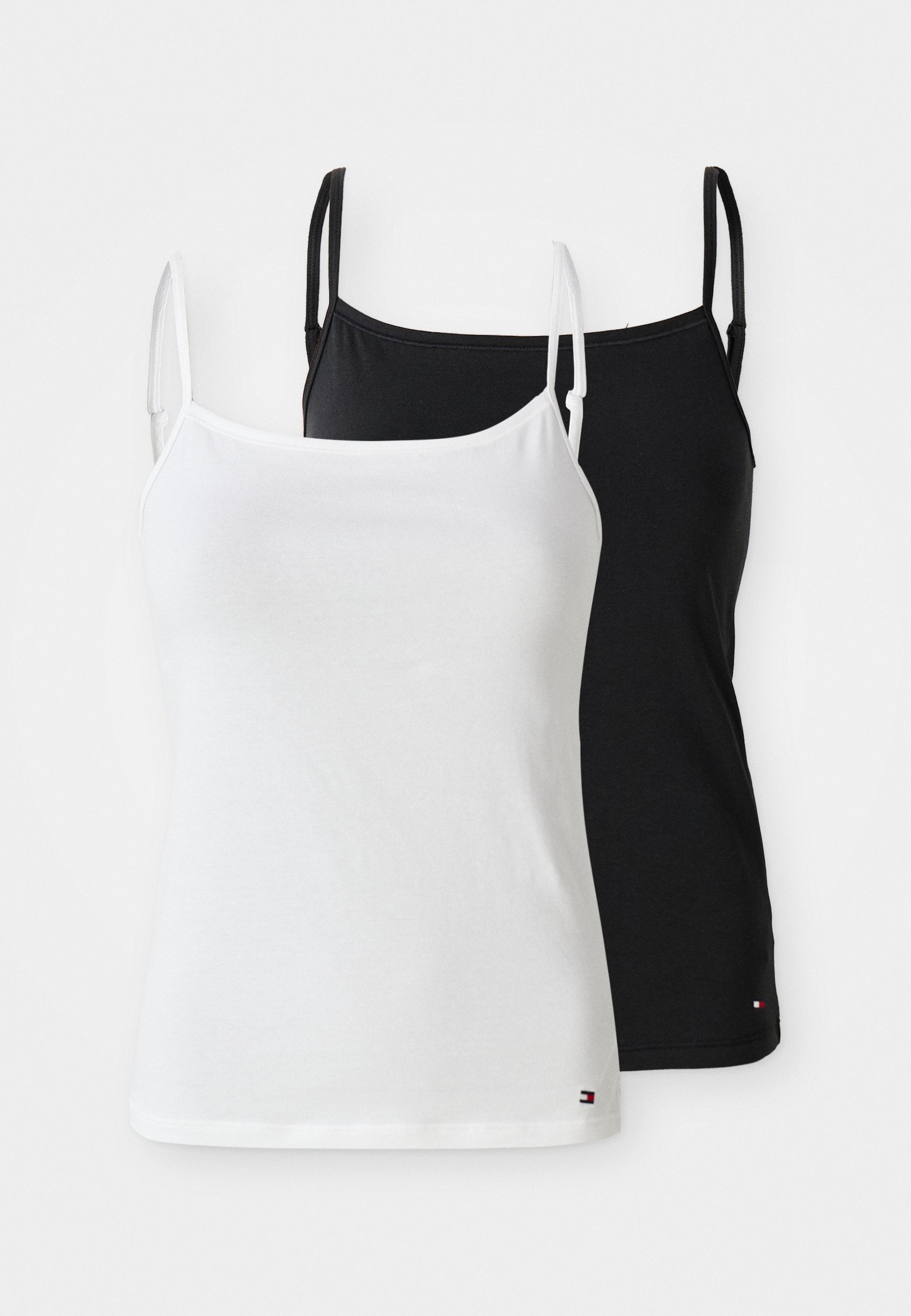 2-PACK HILFIGER FLAG CAMIS - Pyjama top - white/black