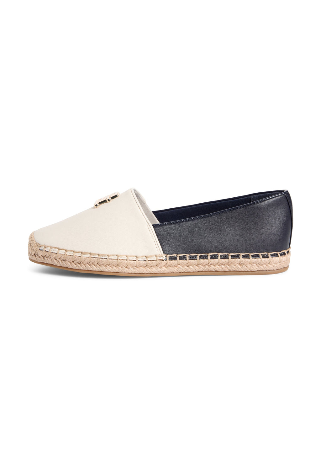TH MONOGRAM LEATHER ESPADRILLES - Espadrilles