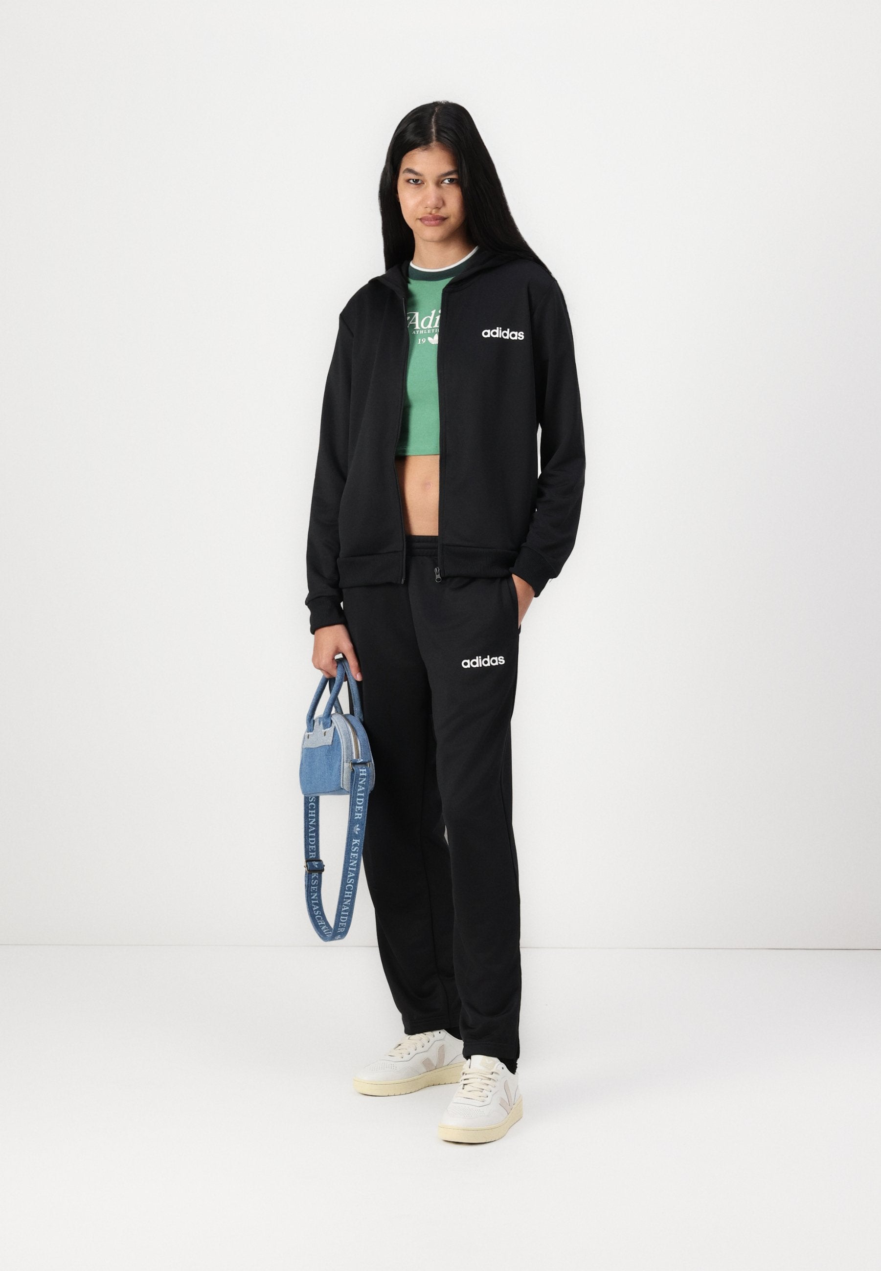 ESSENTIALS LINEAR - Tracksuit - black