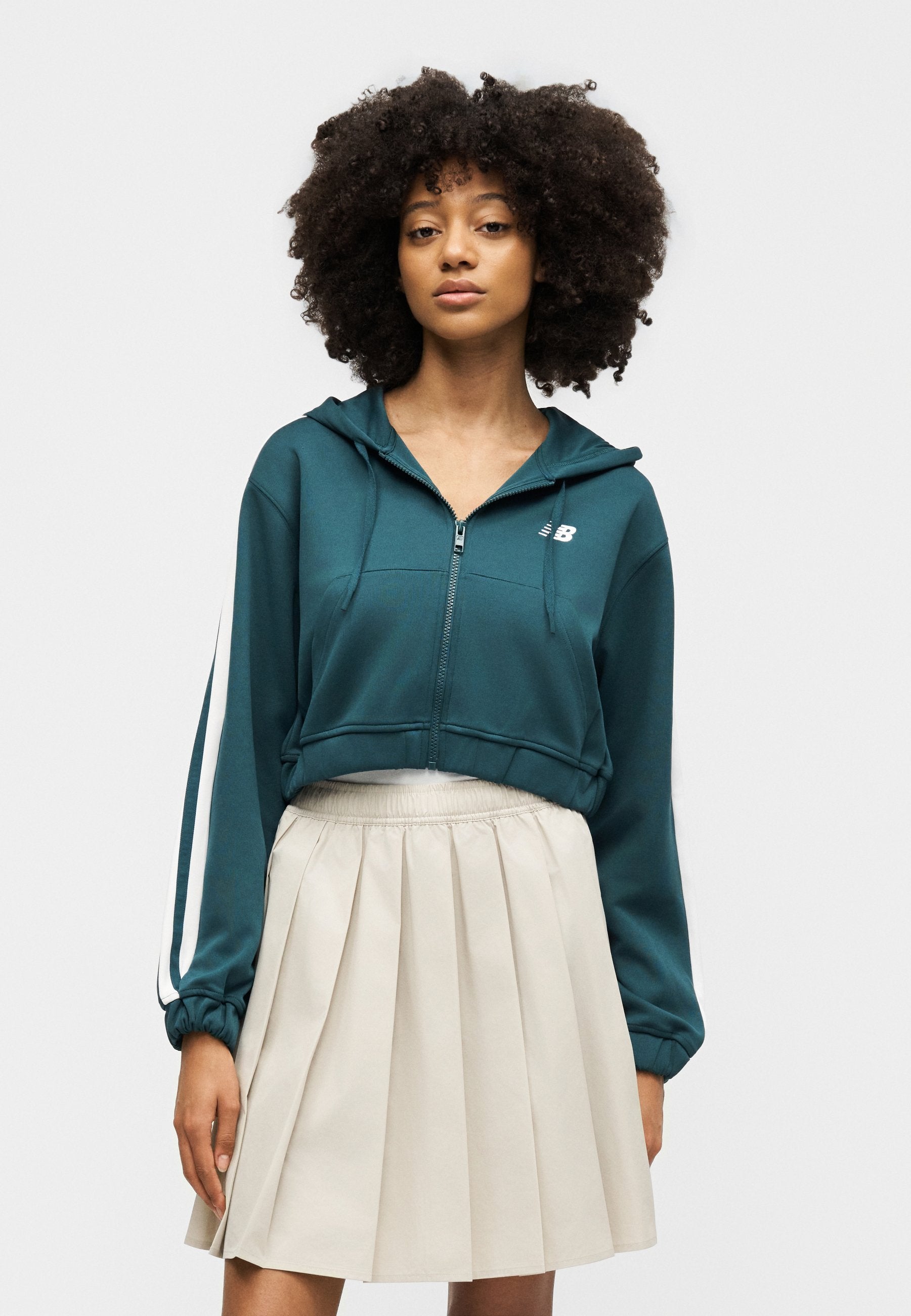 FULL ZIP - Zip-up sweatshirt - medusa green