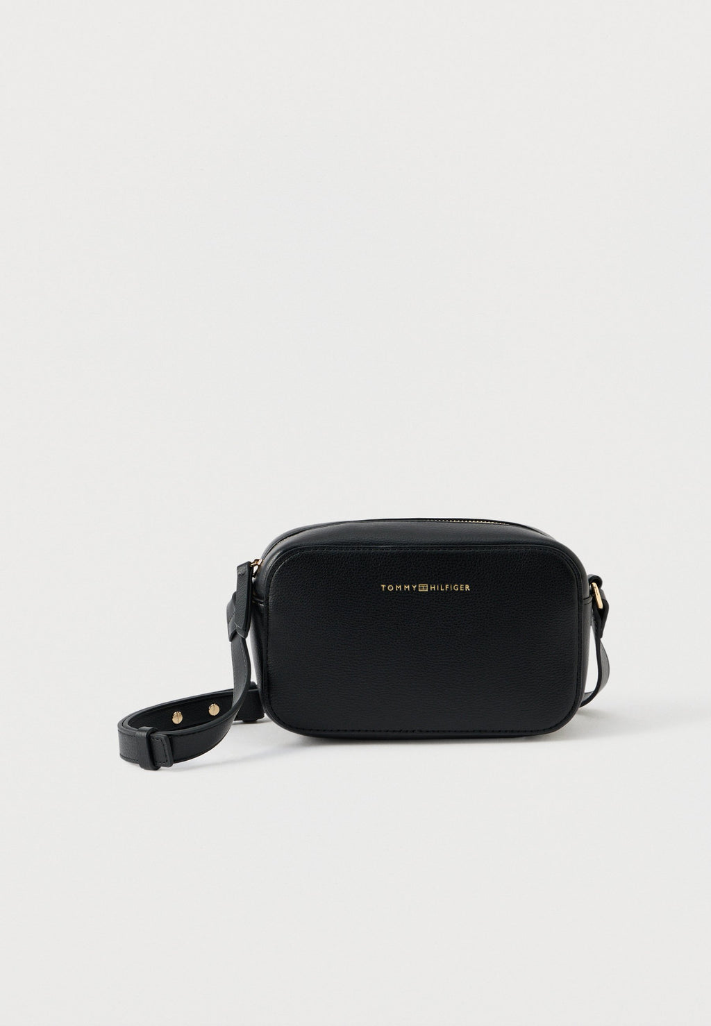 METALLIC LOGO CROSSBODY CAMERA BAG - Cross body bag - black