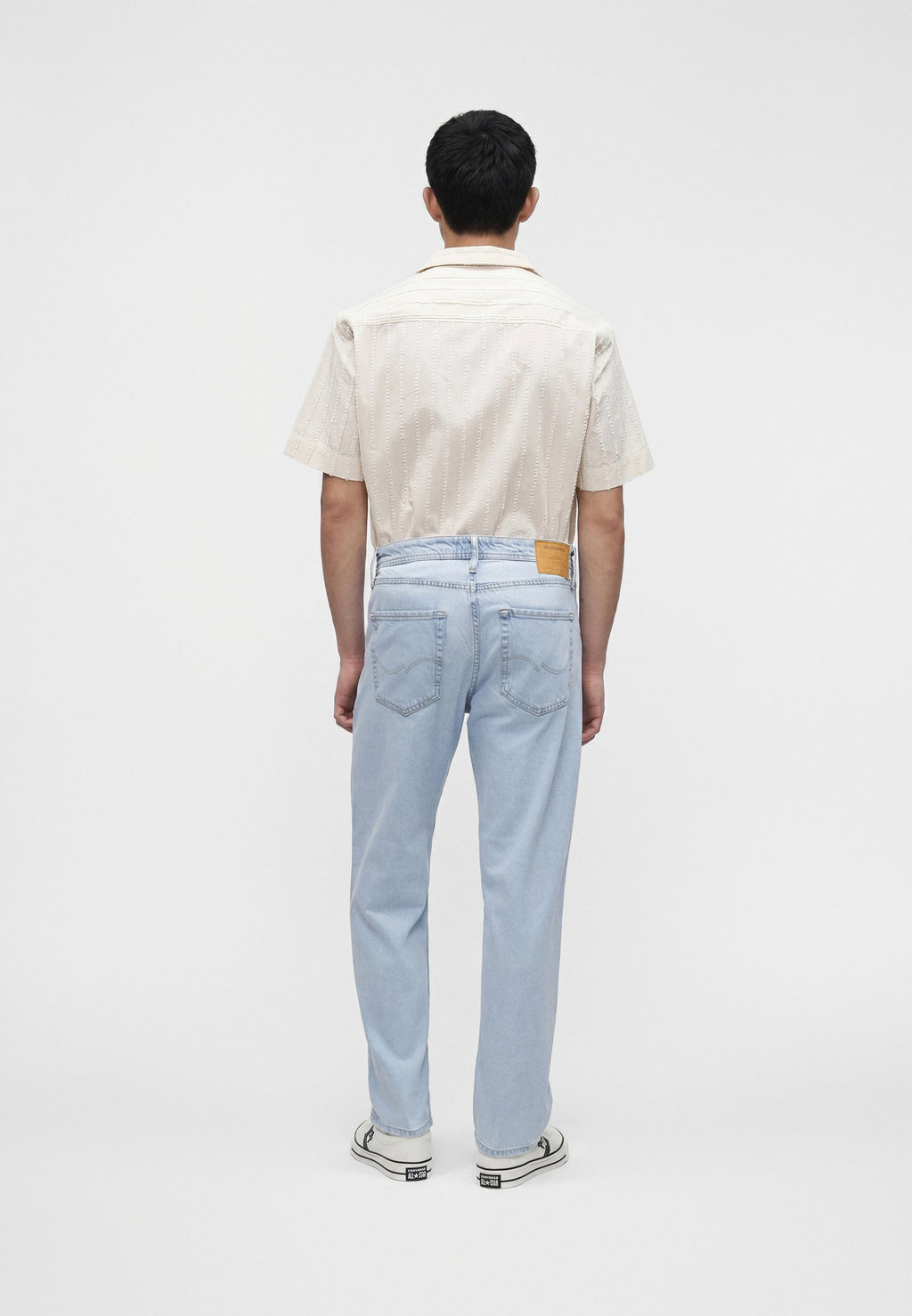 Loose fit JJIEDDIE JJBASIC SQ 738 NOOS - Loose Jeans - blue denim