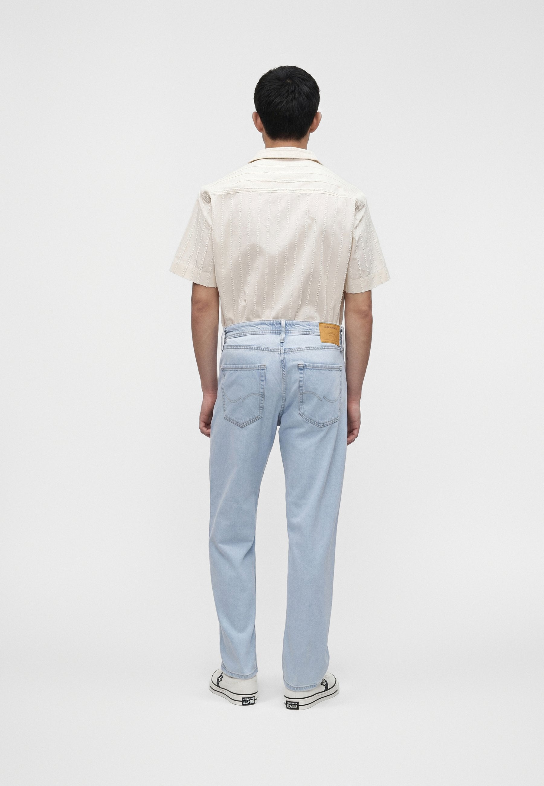 Loose fit JJIEDDIE JJBASIC SQ 738 NOOS - Loose Jeans - blue denim