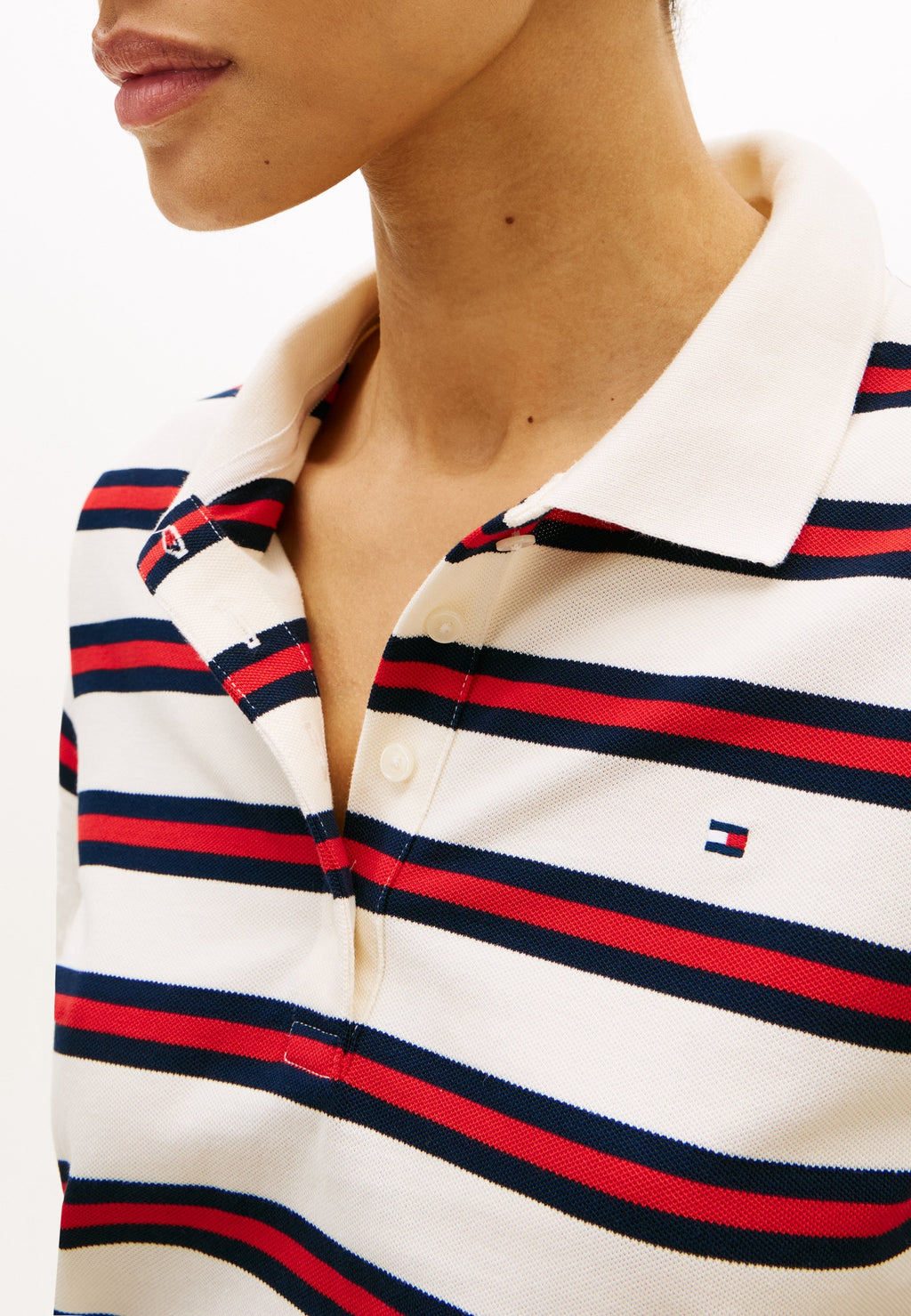 1985 REGULAR FIT TIE FRONT POLO SHIRT - Polo shirt - calico/fireworks