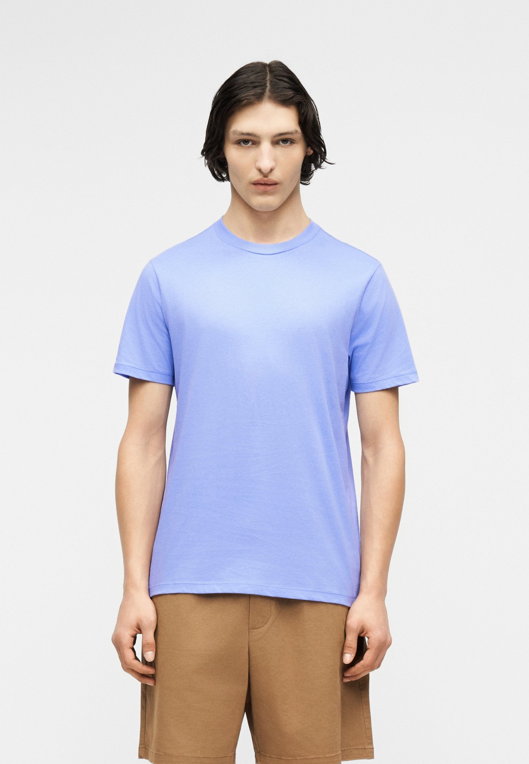EVERYDAY SOFT CREW  - Basic T-shirt - pale periwinkle