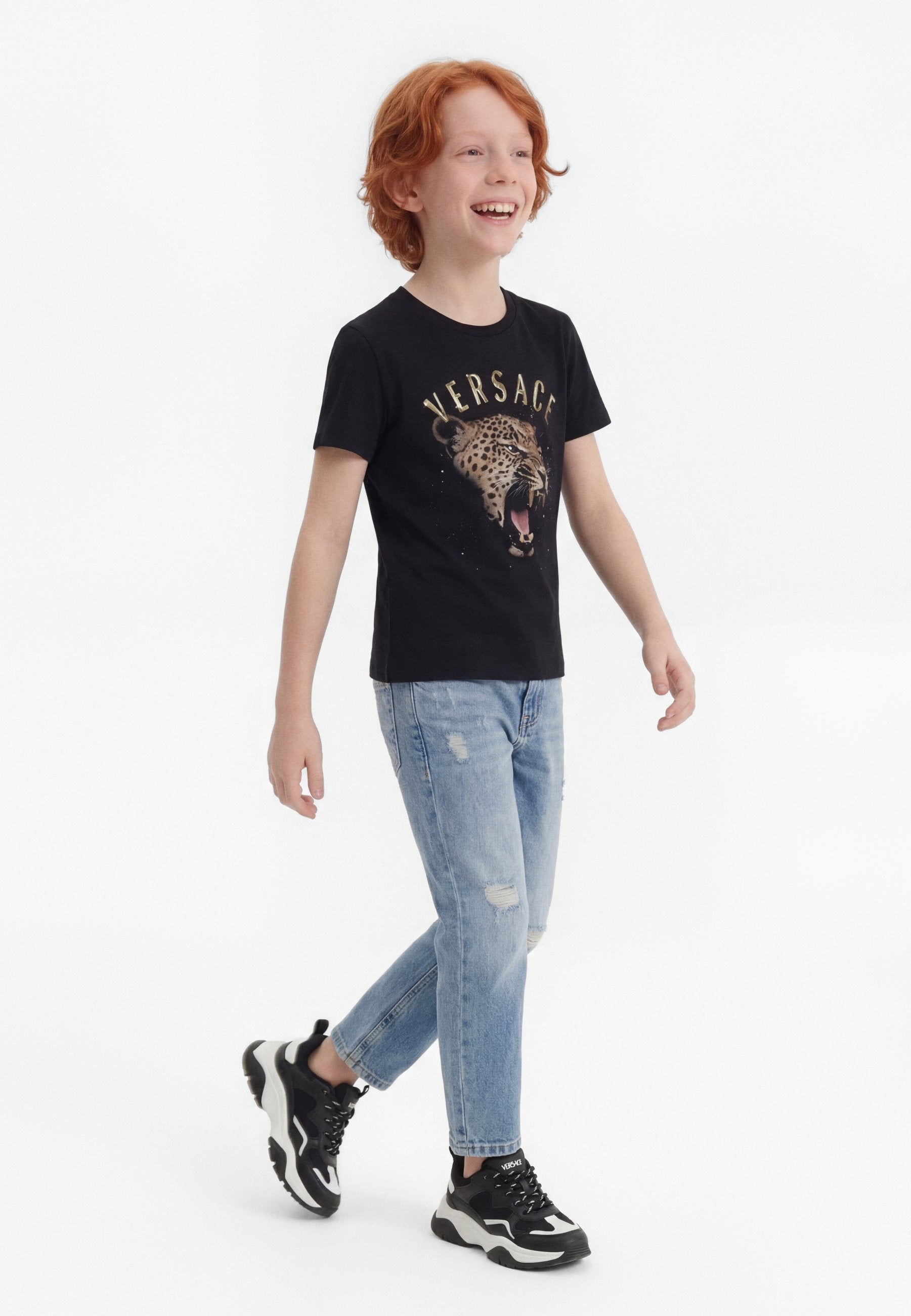 EASY TIGER UNISEX - Print T-shirt - nero/multi-coloured