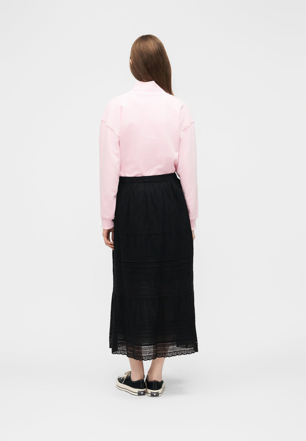 INSERT  - Maxi skirt - true black