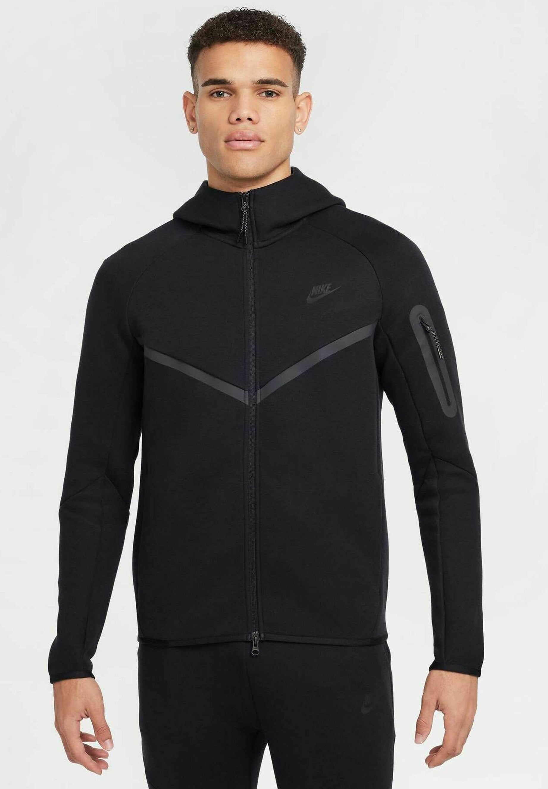 Fleece jacket - schwarz