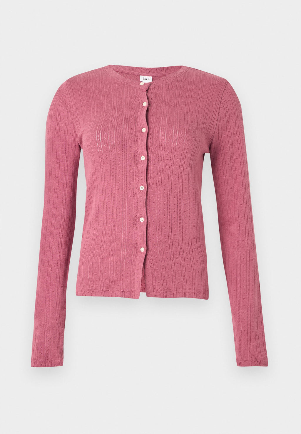 Cardigan - painted rose