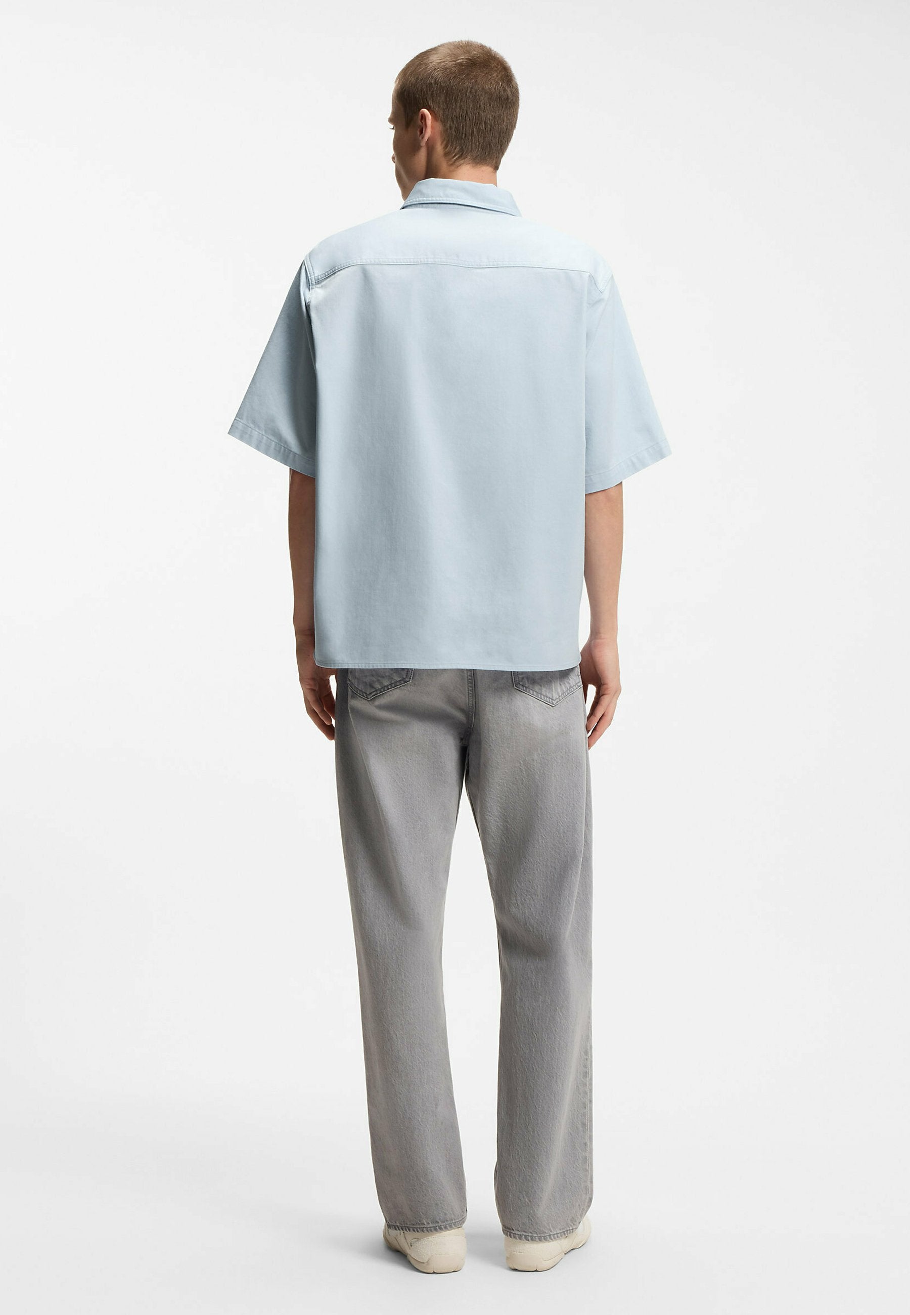 EBWIN - Shirt - open blue