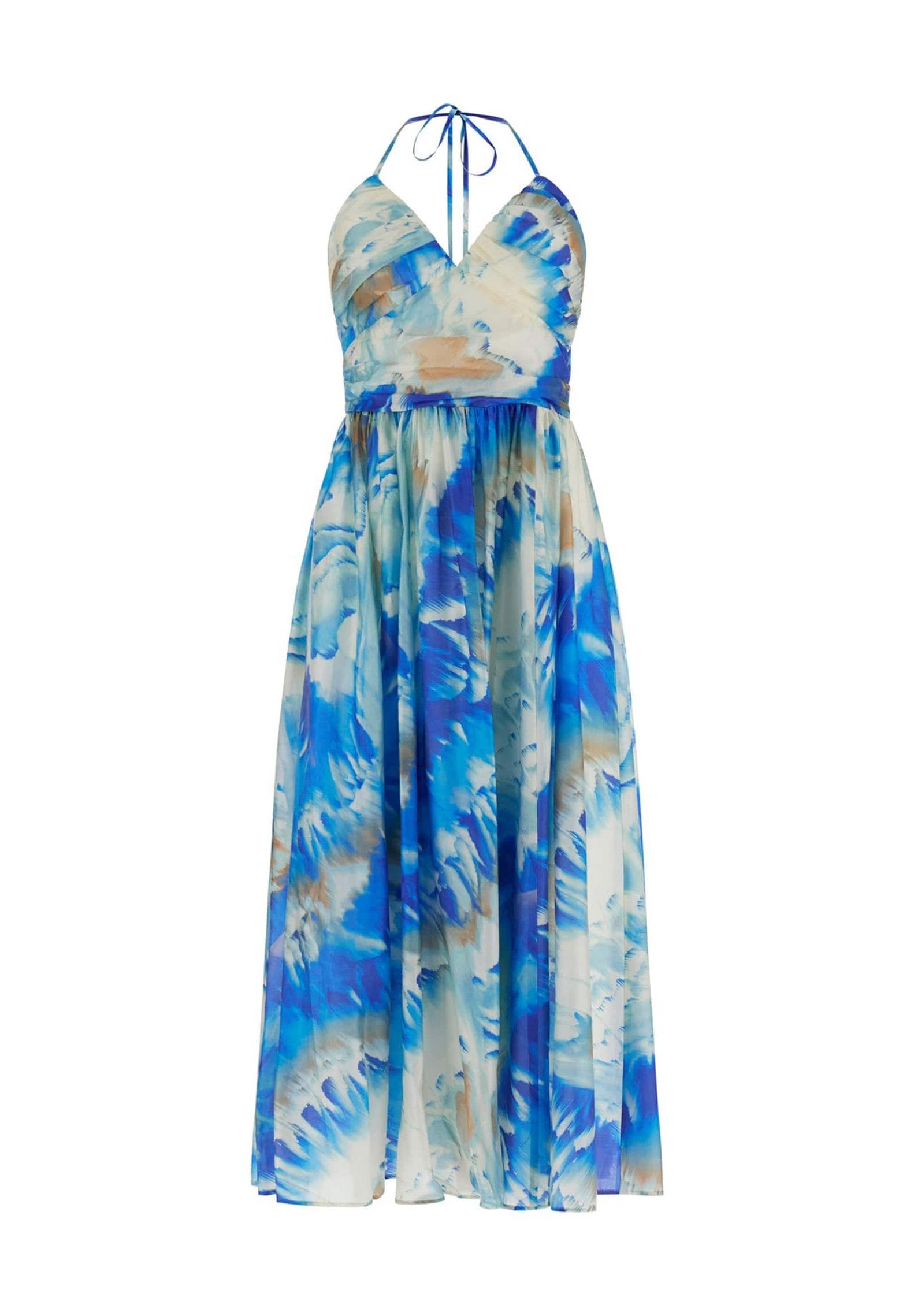 KAT PRINTED SL MIDI DRESS - Robe de jour - ethereal butterflies
