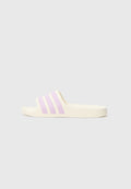 ADILETTE AQUA UNISEX - Pool slides - off white/bliss lilac