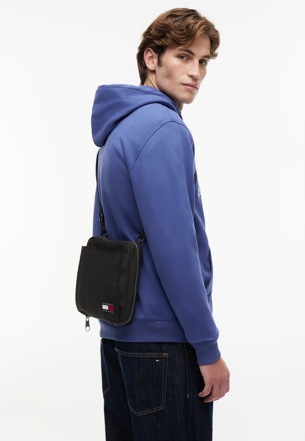 TJM FUNCTIONAL REPORTER TOTE - Cross body bag - black